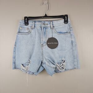 White Fox Blue Jean Shorts Size XS